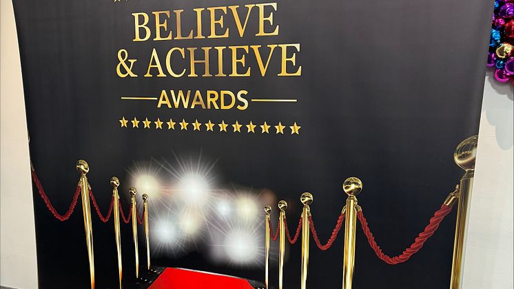 Young people celebrated at Believe and Achieve awards