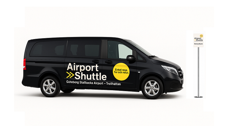 Efterlängtad nyhet för flygresenärer: Airport Shuttle lanseras till Göteborg Stallbacka Airport