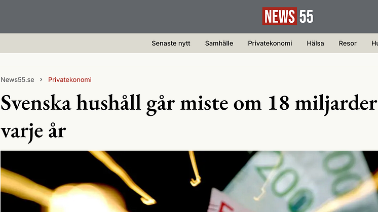 Undersökning från Compricer visar att vi förlorar nästan 18 miljarder kronor per år genom att inte byta sparkonto.