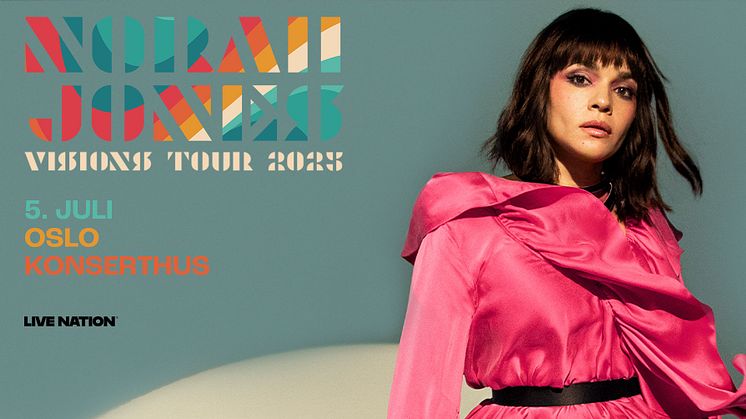 NORAH JONES TIL OSLO I SOMMER!
