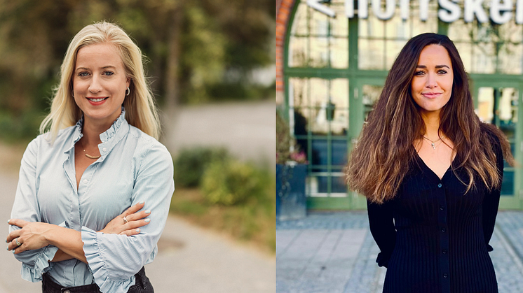 Emilie Erhardt Winiarski, VD för Dynamic Code och Lydia Graflund, VD för Ester Care fördjupar samarbete för förbättrad kvinnohälsa.