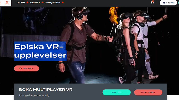 VRex.se: Episka VR-upplevelser i Stockholm