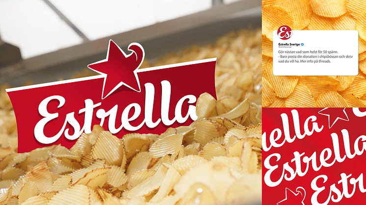 Chipsbössan och unikt fabriksbesök: Detta gör Estrella under Musikhjälpen 2024.