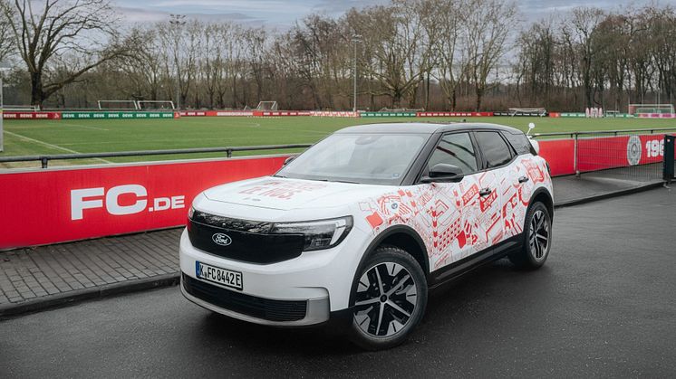 Ford und 1. FC Köln feiern 30-jährige Partnerschaft mit Ford Explorer im Köln-Design