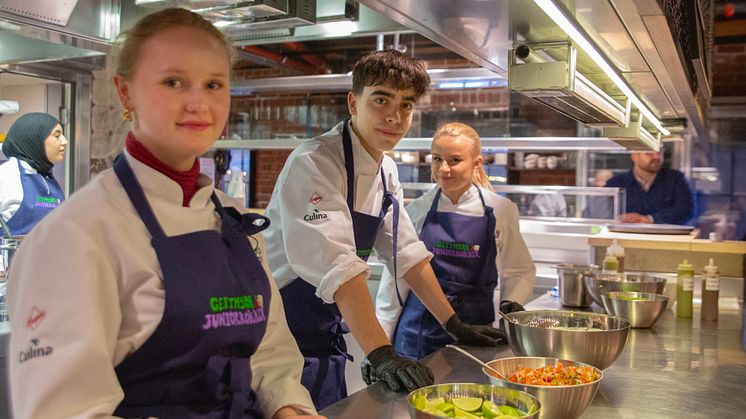 Geitmyra Juniorkokker med pop up-restaurant i Mathallen 