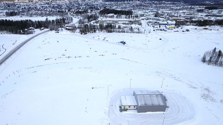 Skellefteå Droneport ligger 2 kilometer från Skellefteå stad.