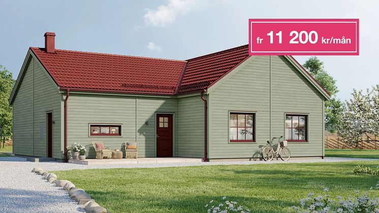 LB Start 146, ett vinkelhus med mycket utrymme och plats.