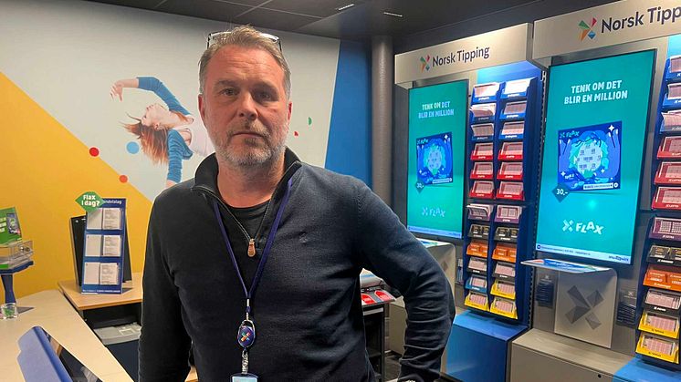 SLUTT OM TRE ÅR: Om knappe tre år er det slutt for tradisjonelle kommisjonærer, forteller Roger Soleim i Norsk Tipping. Foto: Norsk Tipping.