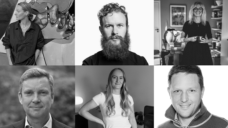 Höstens Level Up-panel från vänster uppe: Amanda Mendiant, Emil Åreng och Elin Selin. Nere från vänster: Anders Lindgren, Elvira Lind och Adam Brånby.