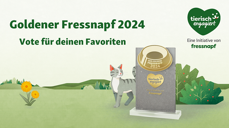  Der Goldene Fressnapf 2024: Start des Online-Votings 