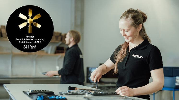 Inrego nominerade till årets hållbarhetssatsning på Retail Awards