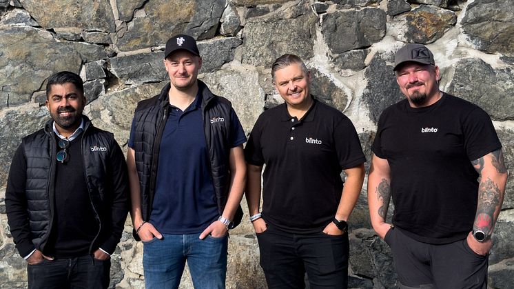 Del av personalstyrkan i norra delarna av Sverige. Från vänster Erik Unga, Mattias Edenryd, Jimmy Andersson & Jonathan Söderberg