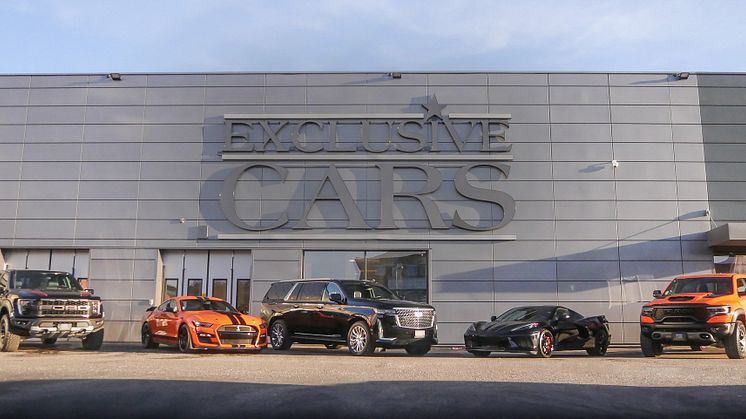 Exclusive Cars är ny medlem i Fordonsjuristen. Foto: Exclusive Cars.