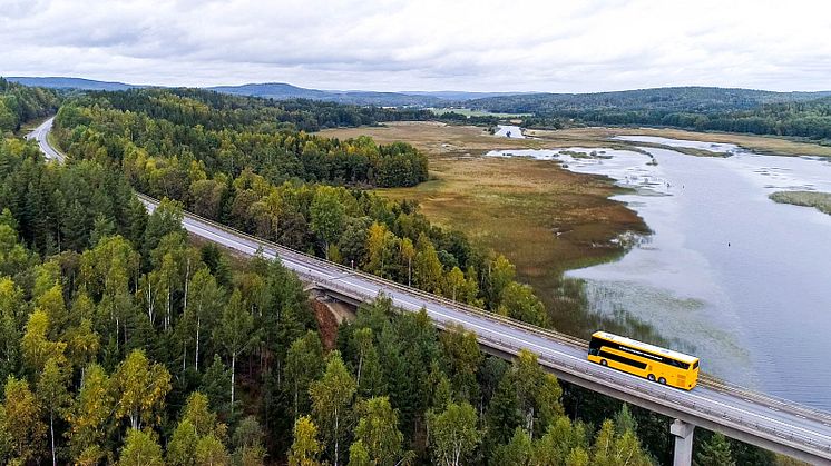 I Värmland har andelen resor med bil minskat från 71 till 66 procent från år 2014 till år 2023. I Kils kommun har andelen bilresor minskat från 79 till 65 procent. Foto: Värmlandstrafik