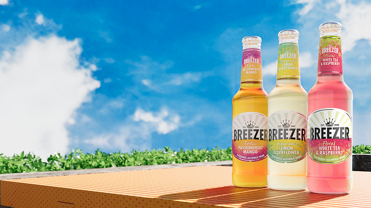 Introducing BREEZER White Tea & Raspberry: A Refreshing Twist on Classic Flavors in a Vibrant soft pink color!
