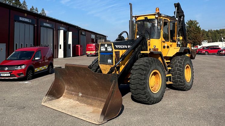 Volvo BM 6300 grävlastare hos AB Styrhytten