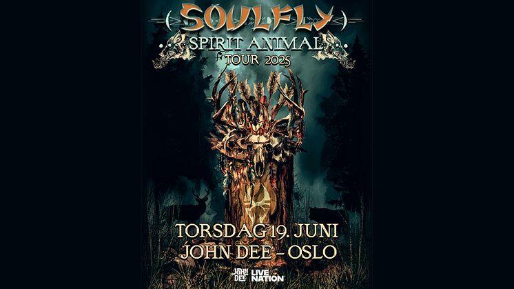 SOULFLY TIL OSLO!