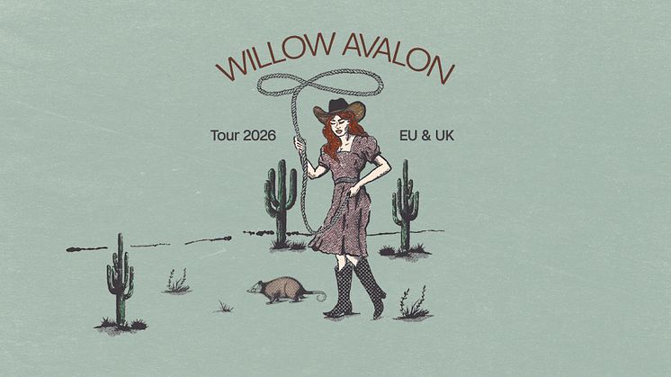Bilde av turnéartworket til Willow Avalon