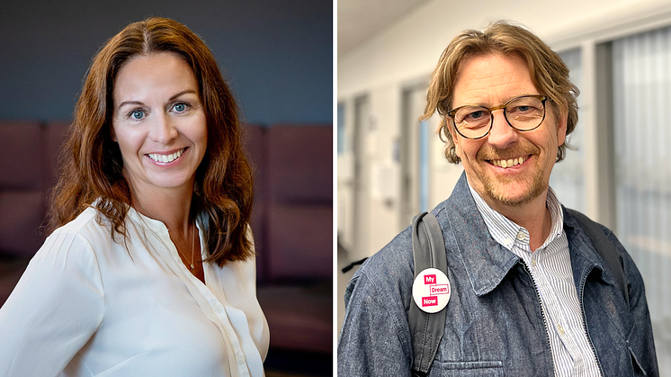 Katrin Troedsson och Jonas Bygdeson.