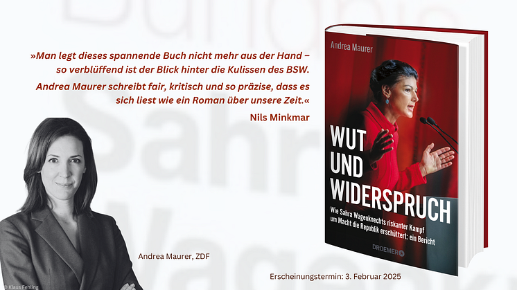 Das brillante Porträt über Sahra Wagenknecht in rasanten Wahlkampfzeiten - von Andrea Maurer