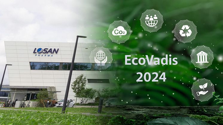 Losan Pharma GmbH erneut mit EcoVadis-Zertifizierung ausgezeichnet