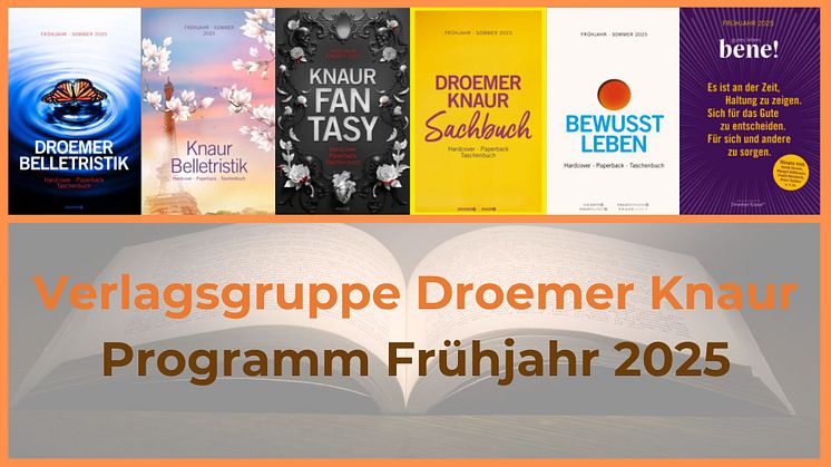 Verlagsgruppe Droemer Knaur: Programmvorschau Frühjahr 2025