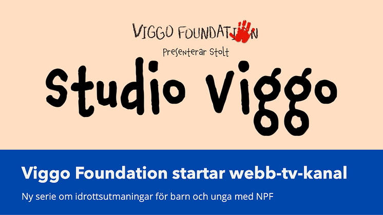 Studio Viggo – En webbaserad programserie om inkluderande idrott för barn och unga med NPF
