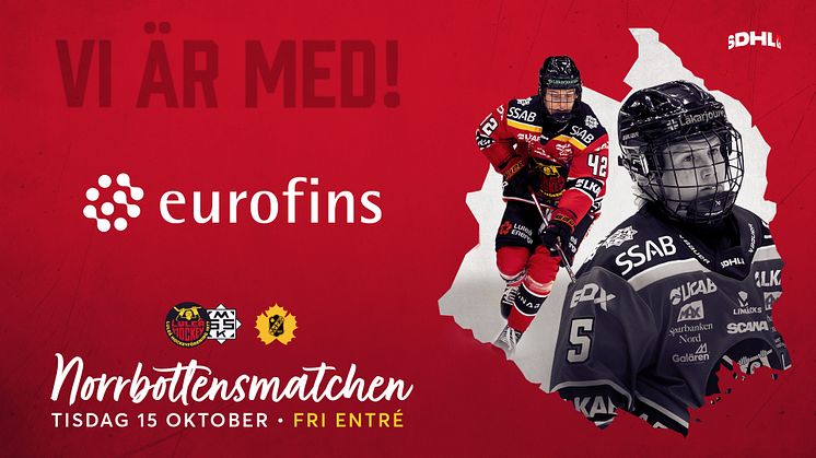 Eurofins sponsrar Luleå Hockey