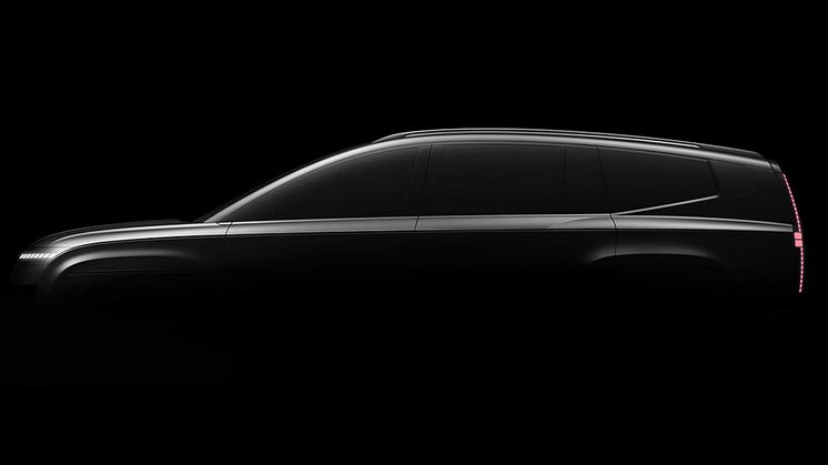 Hyundai avslöjar första bilderna på IONIQ 9 – en ny era av rymlig och innovativ elbilsdesign inleds