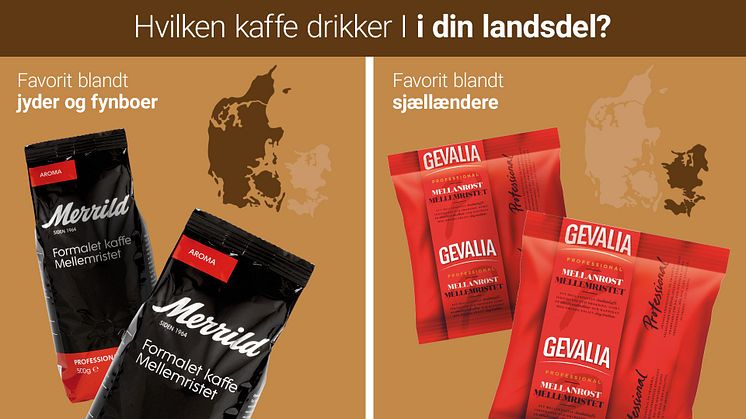 Kaffedrikkere i øst og vest: Hvilken kaffe foretrækker Danmark?