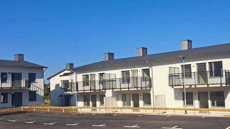 60 nya hyresrätter klara för inflyttning i Hovmantorp och Borgholm – GBJ Bygg lämnar nu över till HSB Sydost