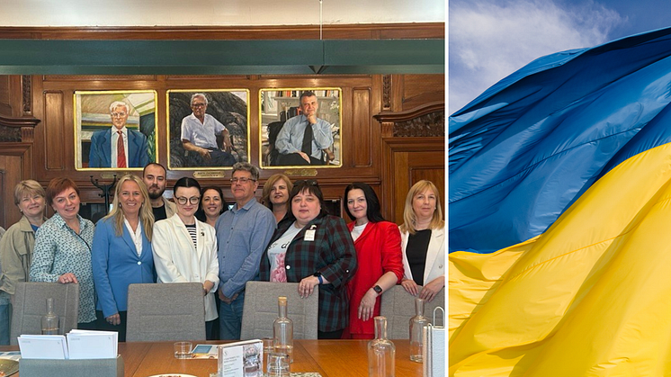Ukrainsk delegation på plats hos Jobbsprånget – tar del av matchningsmodell för att stötta krigsveteraner  