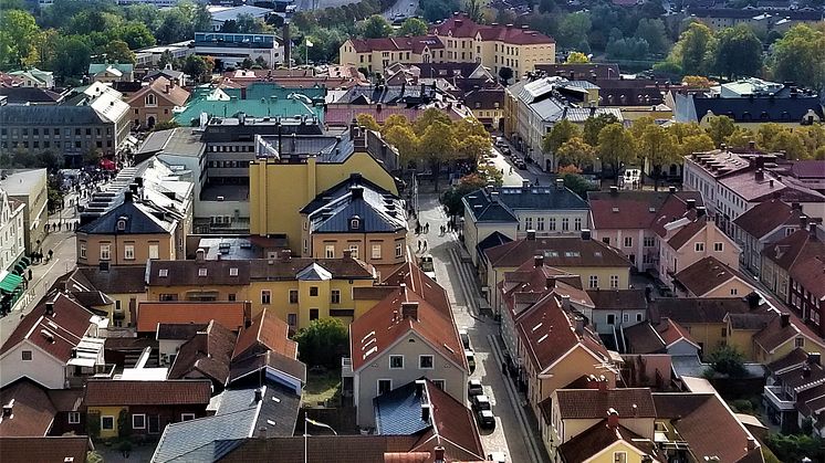 Bild: Mariestad från ovan
