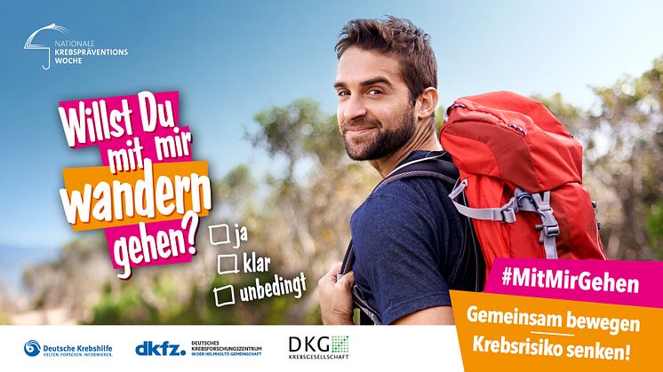 Bewegung senkt das Krebsrisiko: Nationale Krebspräventionswoche 2024: „Gemeinsam bewegen – Krebsrisiko senken“
