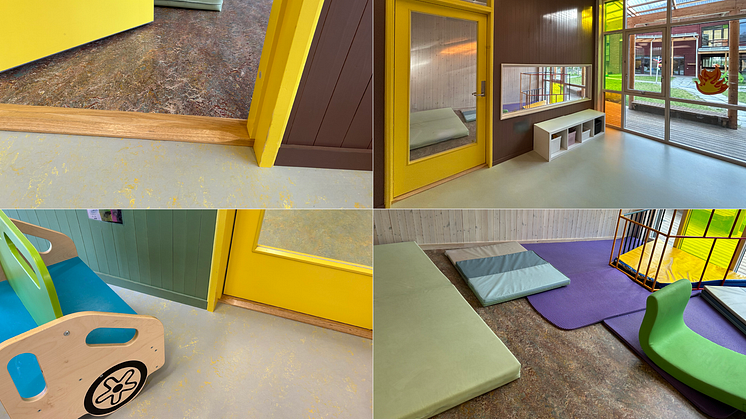 Bærekraftig design i praksis: Marmoleum i Fosshagen barnehage 