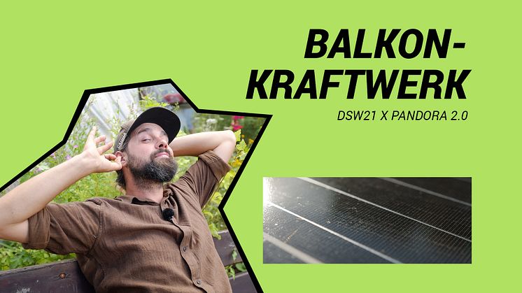 David von Pandora 2.0 aus der Nordstadt baut sich eine Mini-Solaranlage