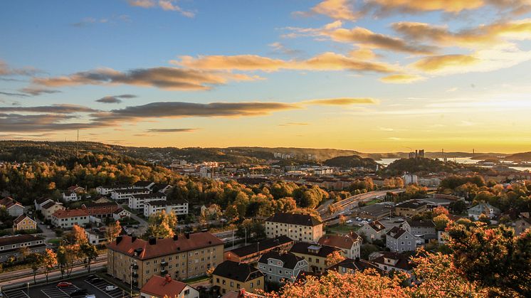 Bild: Uddevalla från ovan