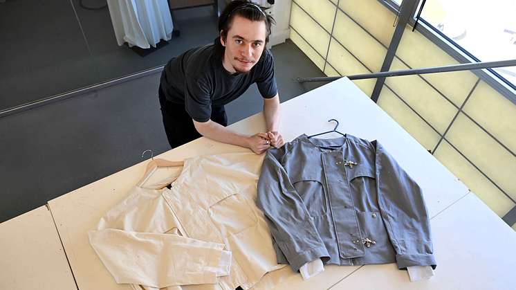 Third year Fashion student at Northumbria University, Harry Russell.