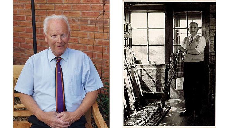 (L – Alan Holtom, senior conductor for WMR, R – Thomas Allen, Alan’s grandfather)