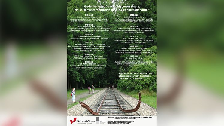 Gedenkstätten vor neuen Herausforderungen | Öffentliche Vortragsreihe zu aktuellen Erfordernissen und neuen Konzepten des Gedenkens an die Verbrechen der nationalsozialistischen Diktatur