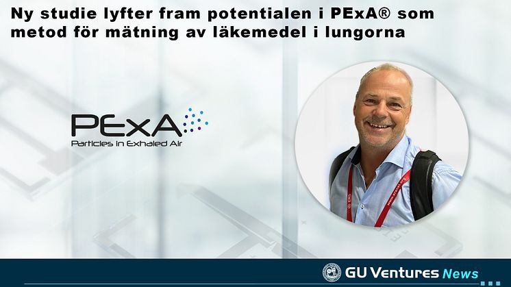 Ny studie lyfter fram potentialen i PExA® som metod för mätning av läkemedel i lungorna