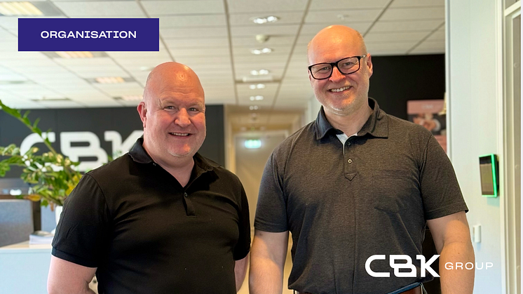 From left to right: Rune Pytte Solum (Product & Sales Specialist at CBK) & Morten Rustad (Sales and Product Manager at CBK)