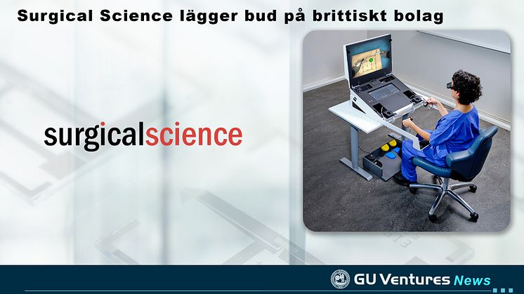 Surgical Science lägger bud på brittiskt bolag