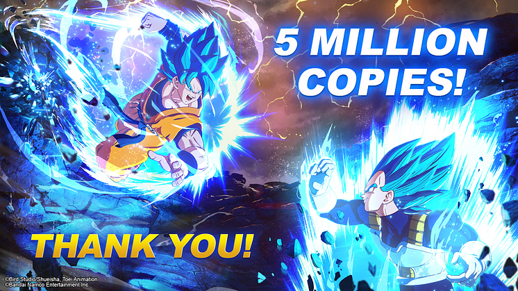 DRAGON BALL: SPARKING! ZERO SELLS MORE THAN 5 MILLION UNITS WORLDWIDE