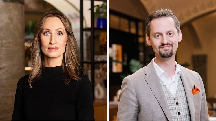 Carola Russmark, vd för Fastighetsmäklarförbundet, och Claes Lood, advokat och ansvarig för Fastighetsmäklarförbundets juridiska rådgivning. 
