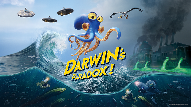 KONAMI and ZDT Studio Unveil Darwin’s Paradox! An Ink-redible Stealth-Octopus, Alien Adventure
