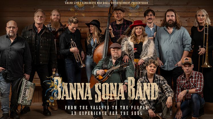 Banna Sona Band på omfattande Sverigeturné i höst - biljettsläpp 26 maj