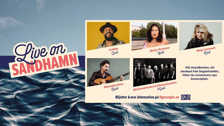 Live on Sandhamn – en ny konsertupplevelse i skärgården!