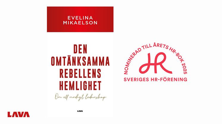 ”Den omtänksamma rebellens hemlighet” av Evelina Mikaelson nominerad till Årets HR-bok 2025 