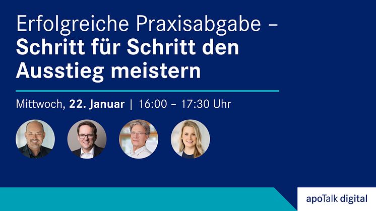 apoTalk digital: Tipps zur Praxisabgabe